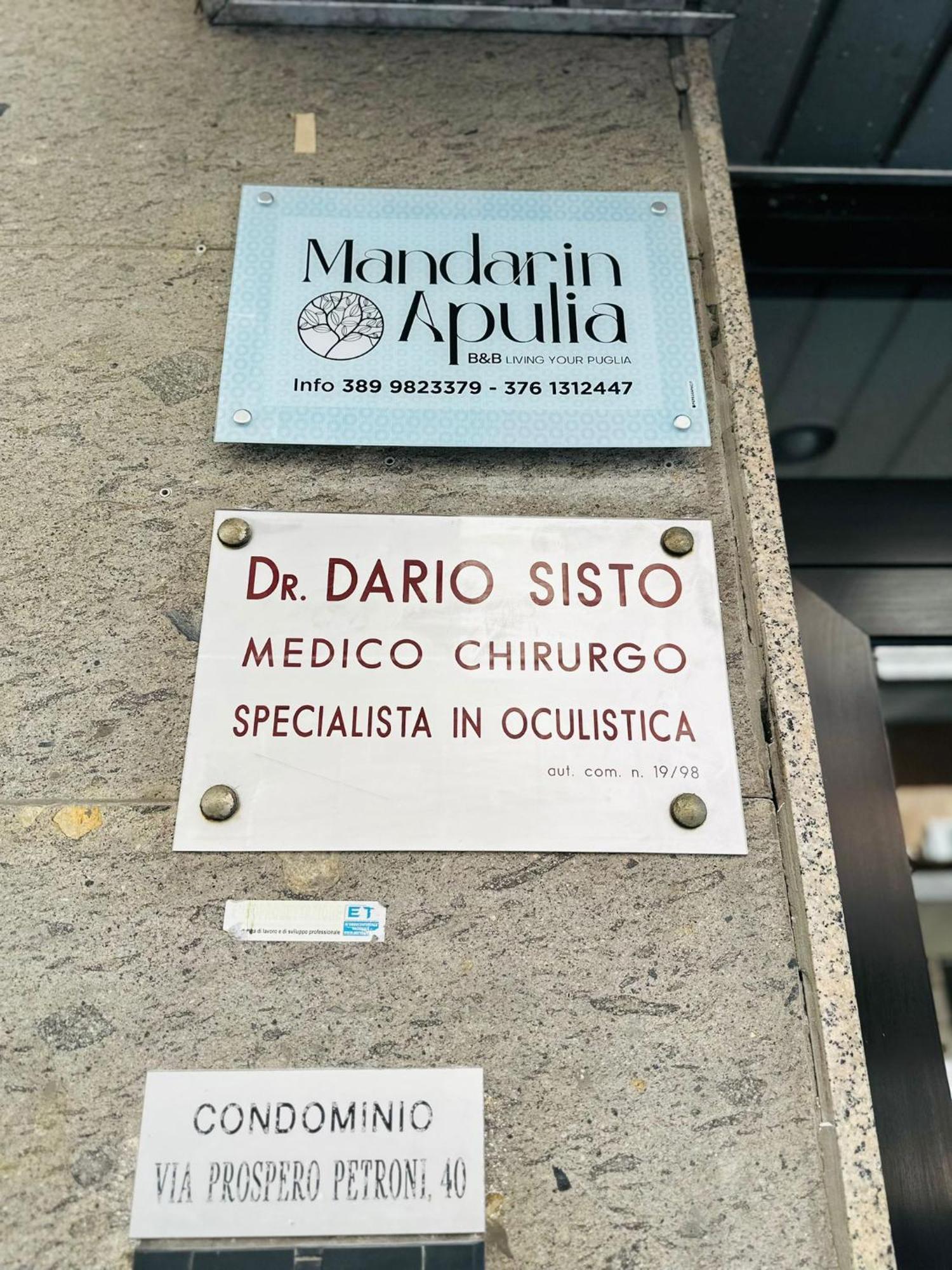 Mandarin Apulia B&B Бари Экстерьер фото